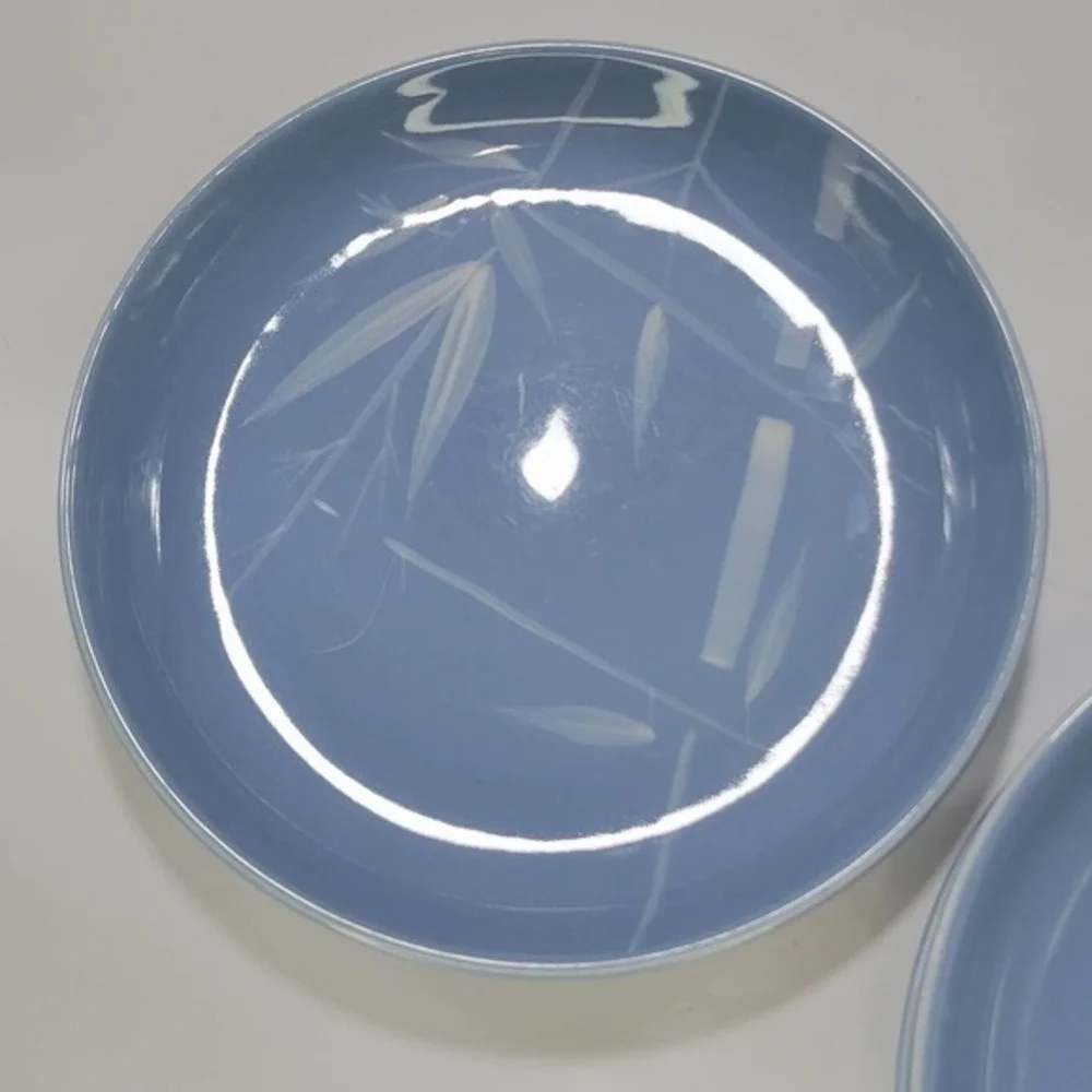 Vintage Winfield China Blue Pacific Three Salad Plates